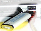 Click: closeup of a USB drive, cables, ports and a hub