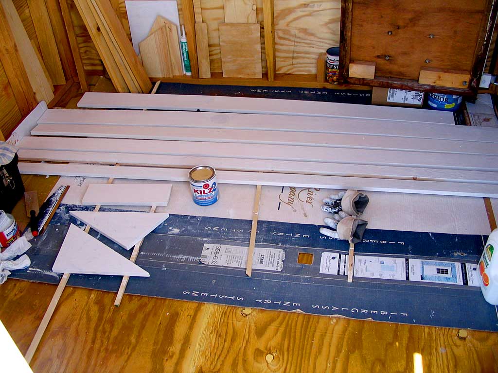 Priming Rake Boards, ends and other trim