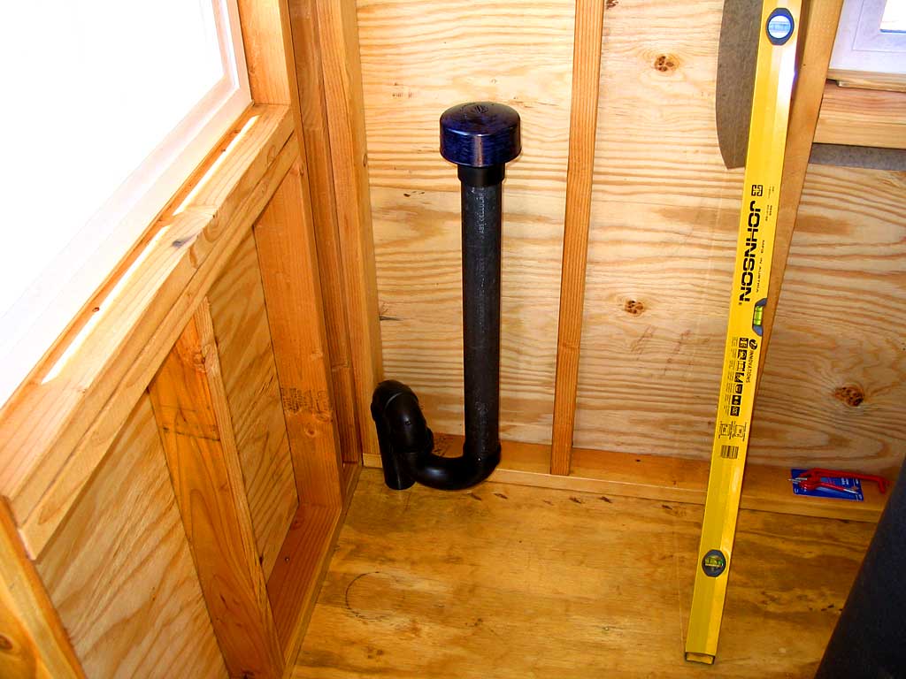 The urinal is assembled and glued tight